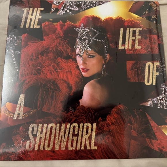 Taylor Swift Other - Taylor Swift Life of a Showgirl Tiny Bubbles in Champagne Pearl Cream Vinyl LP
